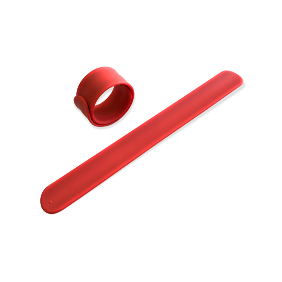 Силіконовий слеп браслет Warm Red